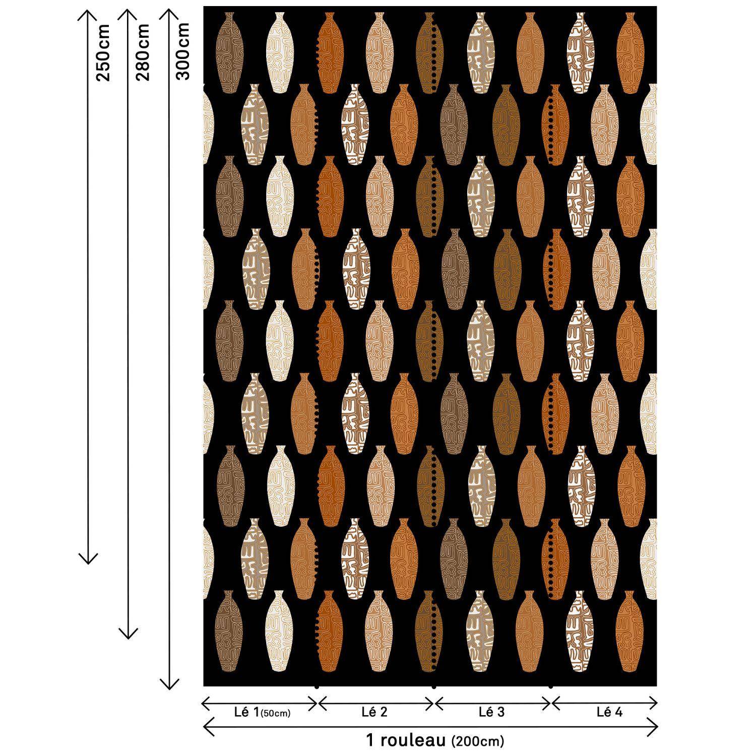 Papier peint intissé motif Amphore 4